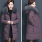 Warme Puffer Hooded Down Jacket voor dames