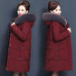 Warme Puffer Hooded Down Jacket voor dames