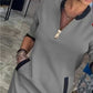 🍂Autumn Uitverkoop 50% UIT🍂Vrouwen Trendy Casual V Neck 3/4 Mouwen Jurk