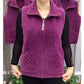 Dames Casual Revers Premium Faux Mink Fur Rits Vest