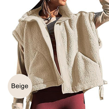 Oversized Fuzzy Vest voor dames