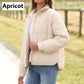Oversized gewatteerd lichtgewicht donsjack voor dames