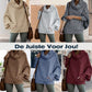 💥Uitverkoop 50% korting💕Damestrui met vleermuismouwhals en zak