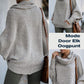 💥Uitverkoop 50% korting💕Damestrui met vleermuismouwhals en zak