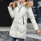 ✨Winteraanbieding💖Dameswinterjas met capuchon van imitatiebont