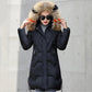 ✨Winteraanbieding💖Dameswinterjas met capuchon van imitatiebont