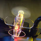 Mini LED-vliegtuigje op wind