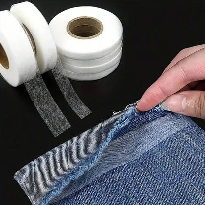 🔥Nieuwjaarsspecial-50% Korting💥Strijk-op dubbelzijdige Stofband voor het Naaien & DIY🍃