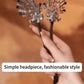 Koop 1 krijg 1 gratis--Elegante Engelvleugel Pauwenontwerp Updo-maker