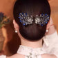 Koop 1 krijg 1 gratis--Elegante Engelvleugel Pauwenontwerp Updo-maker