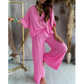 🌸Speciale prijs🌸 Casual v-hals en losse vleermuis mouw voor dames