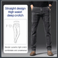 Rekbare herenjeans met rechte pijpen