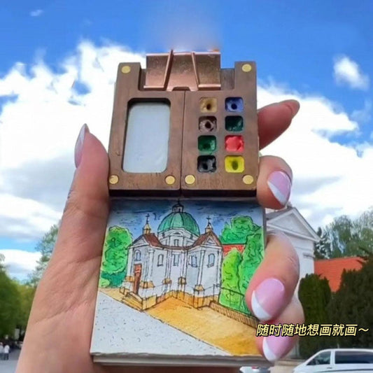 🔥 Draagbare schetsboekpalet