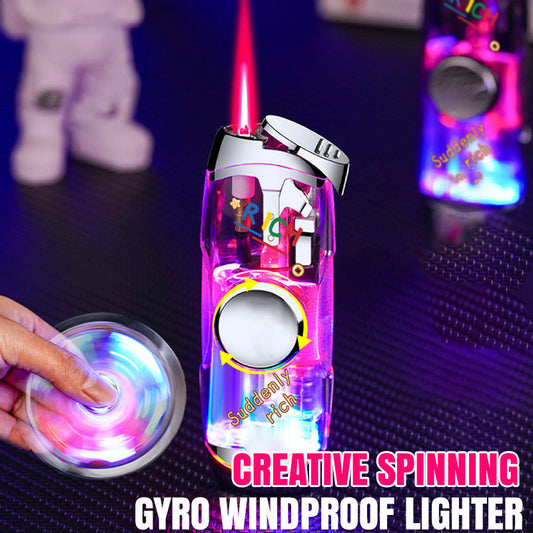 Gyroscopische Aansteker Creatief Windjack met Rotatie