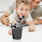 3D-geprint wasbeer met vuilnisbak ornament