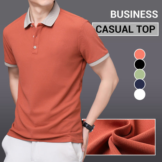 🔥Vandaag 50% korting🔥Korte mouw klassieke business casual voor mannen