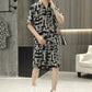 Herenmode Comfortabele Korte Mouw Top & Korte Broek Tweedelige Set