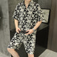 Herenmode Comfortabele Korte Mouw Top & Korte Broek Tweedelige Set