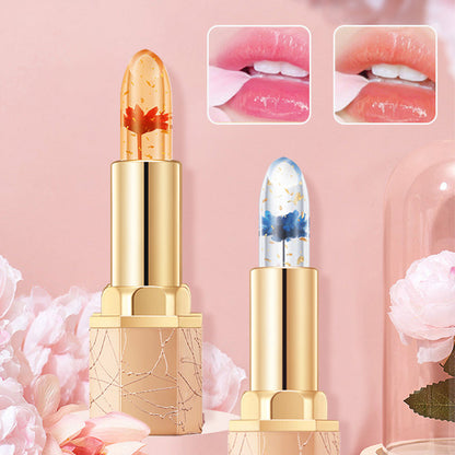 💝Koop 1, krijg 1 gratis! Crystal Flower Temp - Change Jelly Lipstick✨ | Thousand - Color Lip Magic