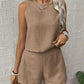 Casual dames broek 2-delige mouwloze top set