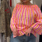 Comfortabel en ademend gestreept casual topje voor dames