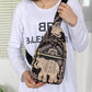 Boho Olifantenprint Crossbody Tas