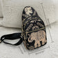Boho Olifantenprint Crossbody Tas
