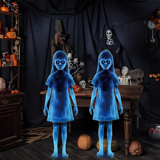 Meisjesgeest-binnentuinversiering voor Halloween