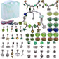💫 NU 50% KORTING! 🎁 Set voor het maken van bedelarmbanden - inclusief kralen en gereedschap, creatief plezier voor kinderen/volwassenen, perfect cadeau-idee 👧📦