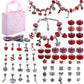 💫 NU 50% KORTING! 🎁 Set voor het maken van bedelarmbanden - inclusief kralen en gereedschap, creatief plezier voor kinderen/volwassenen, perfect cadeau-idee 👧📦