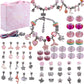 💫 NU 50% KORTING! 🎁 Set voor het maken van bedelarmbanden - inclusief kralen en gereedschap, creatief plezier voor kinderen/volwassenen, perfect cadeau-idee 👧📦