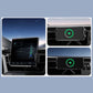 2-in-1 Opvouwbare Telefoonhouder voor Auto & Draadloze Oplader