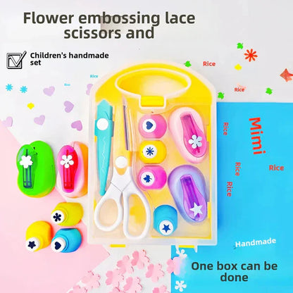 Creatieve knutselset voor kinderen met perforator