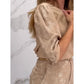 Elegante geborduurde 2-delige set voor dames