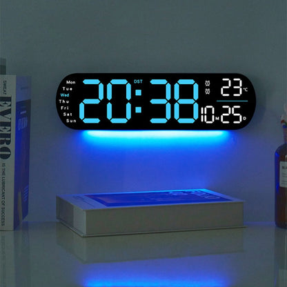⏰🔥 Mega Groot Digitale Wandklok – Altijd Perfecte Tijd in Één Oogopslag!