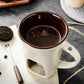 Keramische chocoladefonduemok