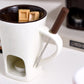 Keramische chocoladefonduemok