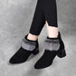 [perfect cadeau] Elegante, dikke bont enkellaars voor dames voor de winter