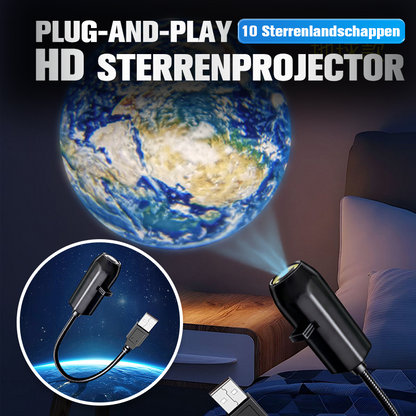 Plug-and-Play HD Sterrenprojector