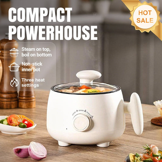 🔥 50% korting – Draagbare Multifunctionele Elektrische Pan! 🍲 6-in-1 Koken + Antiaanbaklaag + 3 Verwarmingsstanden