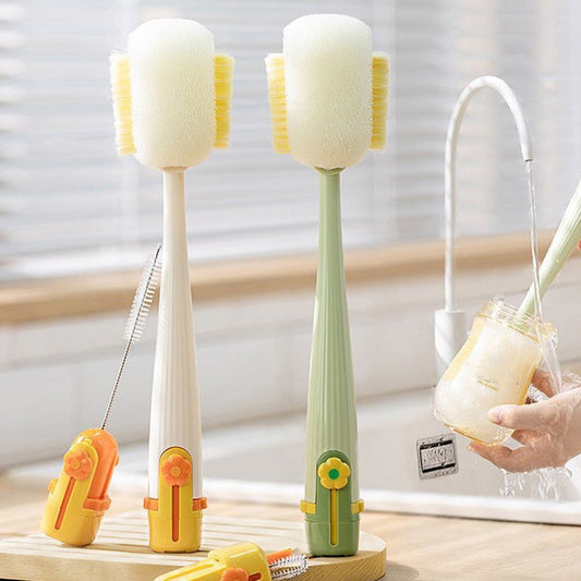 🧴 5‑in‑1 Reinigingsborstelset voor Waterflessen – Hygiënisch, Diep & Alles-in-Één! ✨🧽